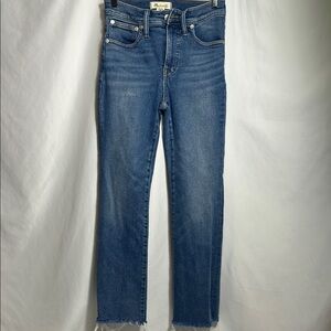 Madewell Cali Demi‎ Boot Blue Denim Jeans Size 25